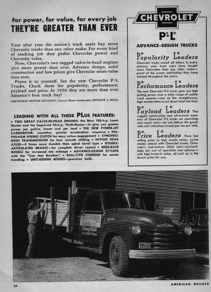 1950 Chevrolet Truck 2